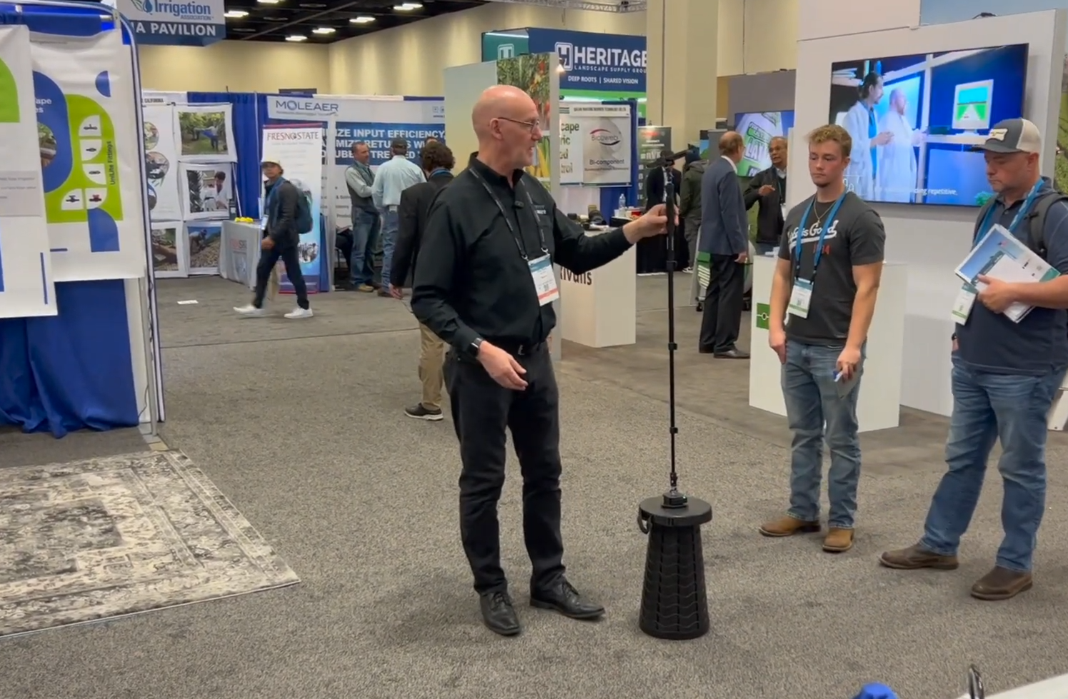 Moasure ONE demonstration at the Irrigation Show 2023